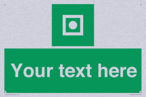 Custom sign safe condition Shipboard general alarm